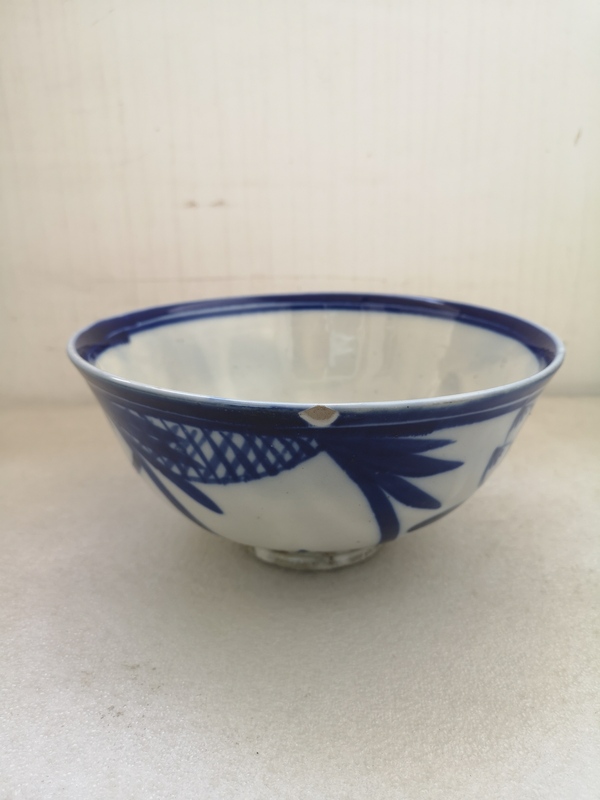 古玩陶瓷磁州窯魚藻紋碗拍賣,當前價格789元