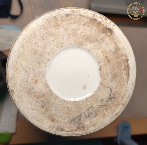 古玩陶瓷柳树黄莺图帽筒真品鉴赏图
