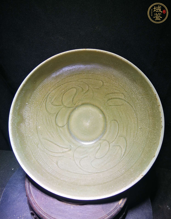 古玩宋·青釉劃花紋碗真品鑒賞圖