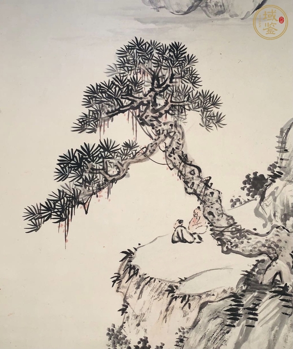 古玩字畫(huà)陳汝玉山水真品鑒賞圖