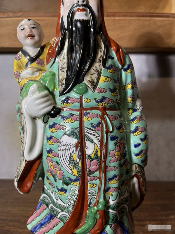 古玩陶瓷晚清民國(guó)粉彩福星人物造像拍賣,當(dāng)前價(jià)格1688元