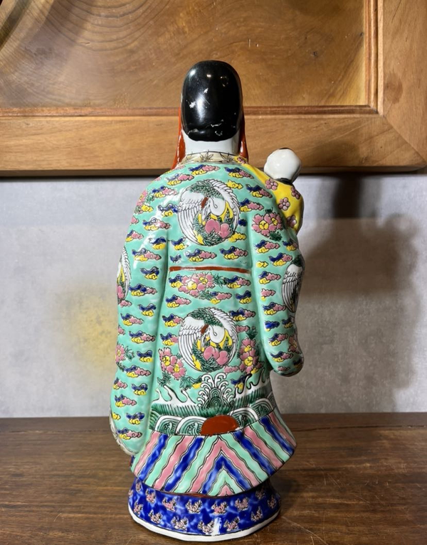 古玩陶瓷晚清民國(guó)粉彩福星人物造像拍賣,當(dāng)前價(jià)格1688元