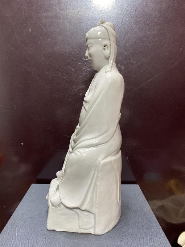 古玩陶瓷清德化窯白釉瓷塑拍賣,當前價格4888元