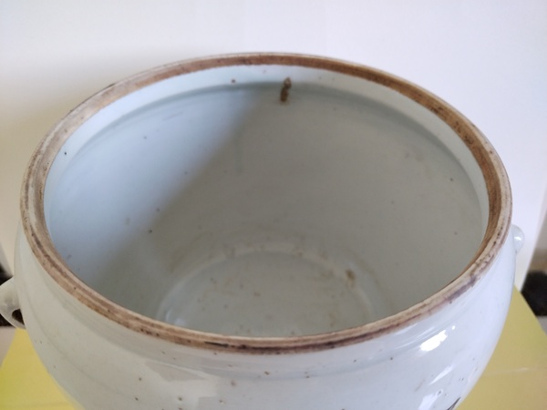 古玩陶瓷花鳥紋四系粥罐拍賣，當前價格58元