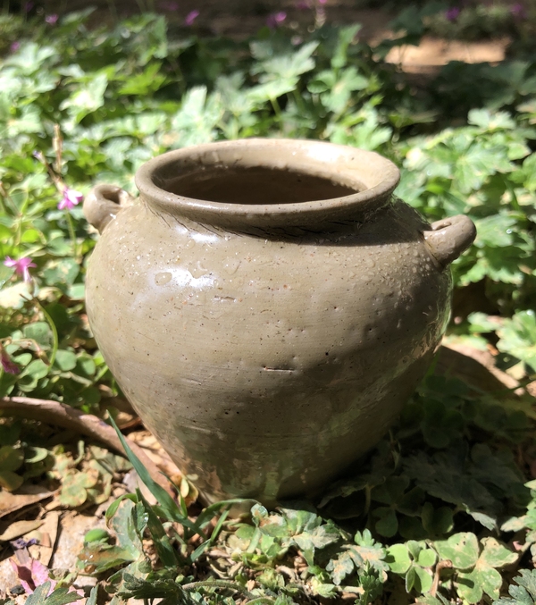 古玩陶瓷越窯青釉雙系罐拍賣,當前價格1500元
