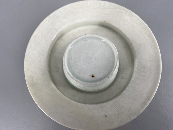 古玩陶瓷宋代景德鎮窯影青刻劃蓮瓣紋盞托一套拍賣,當前價格16000元