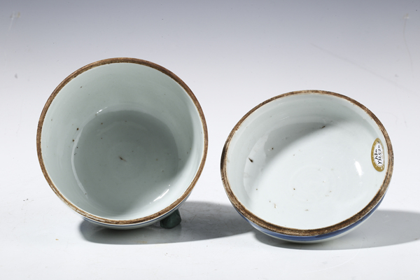 古玩陶瓷清晚·青花和合二仙紋蓋缸拍賣,當(dāng)前價格950元