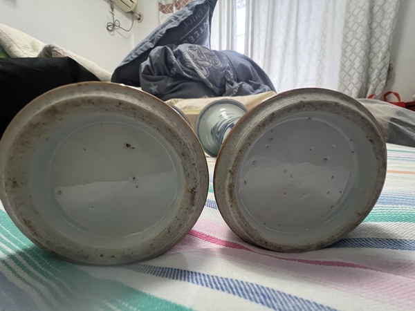 古玩陶瓷青花博古八寶紋花觚拍賣,當前價格2000元