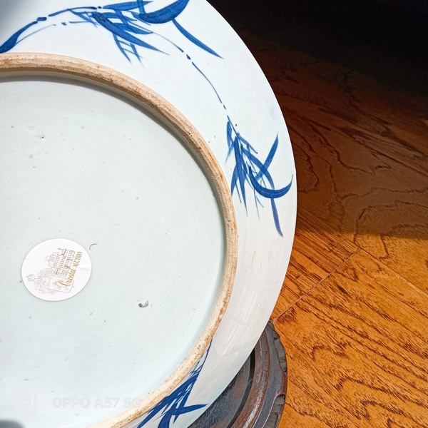 古玩陶瓷青花花鳥花卉紋盤拍賣,當前價格6900元