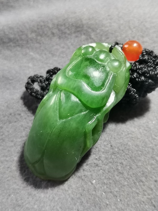 古玩玉器一鳴驚人碧玉吊墜拍賣，當(dāng)前價(jià)格600元