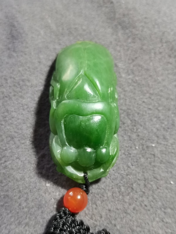 古玩玉器一鳴驚人碧玉吊墜拍賣，當(dāng)前價(jià)格600元