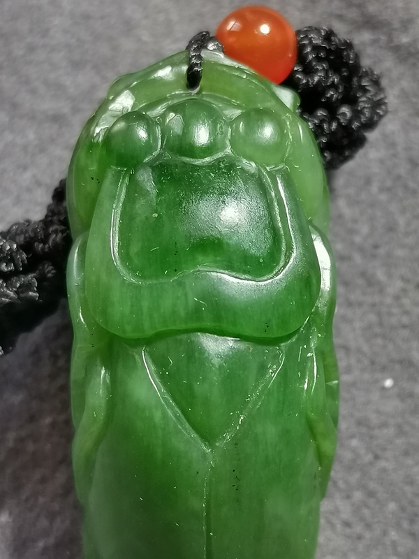 古玩玉器一鳴驚人碧玉吊墜拍賣，當(dāng)前價(jià)格600元