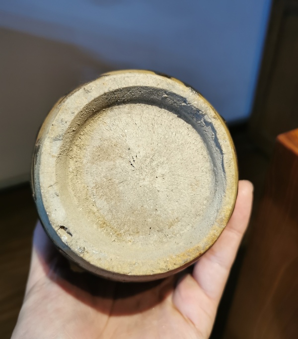 古玩陶瓷明代?黑釉梅瓶拍賣,當前價格2600元