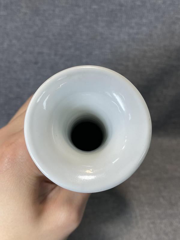 古玩陶瓷魚化龍五彩長頸撇口瓶拍賣,當前價格5800元