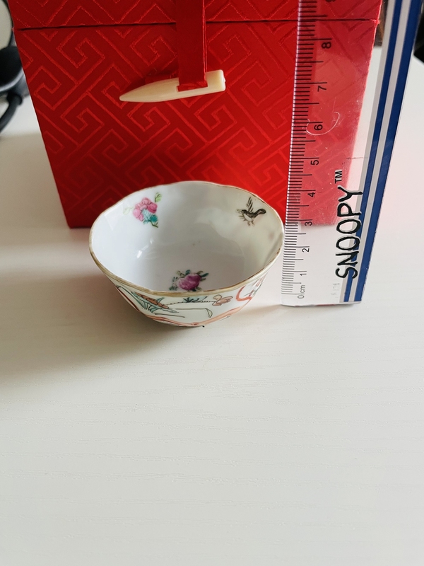 古玩陶瓷【優(yōu)品】清同治·粉彩四季花卉紋杯拍賣，當前價格5000元