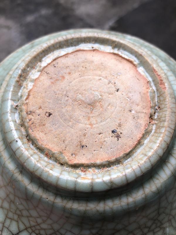 古玩陶瓷優(yōu)品龍泉窯帝皇綠翡翠玉化官釉盤拍賣，當(dāng)前價(jià)格380000元