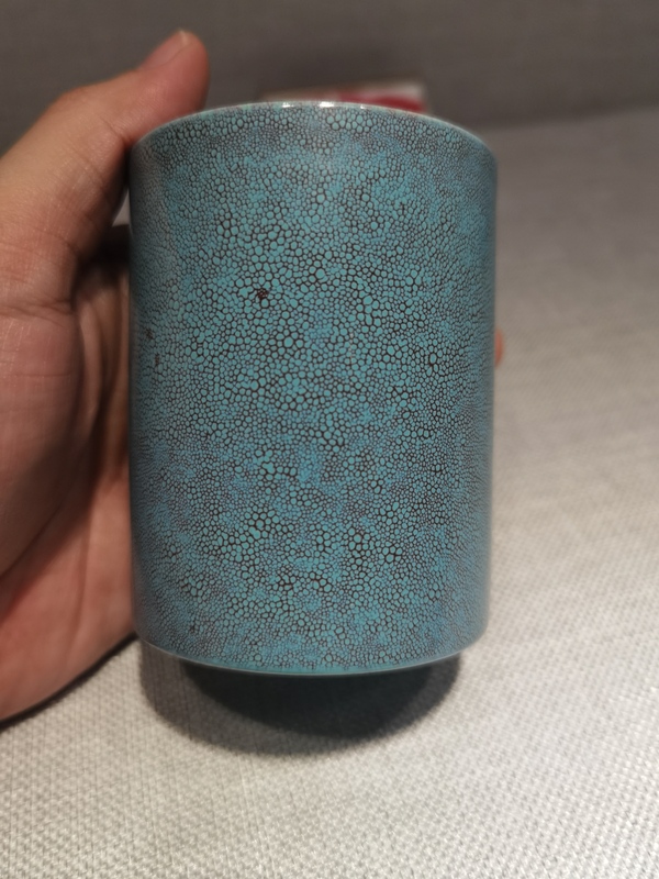 古玩轉(zhuǎn)賣爐鈞釉筆筒拍賣，當(dāng)前價(jià)格0元