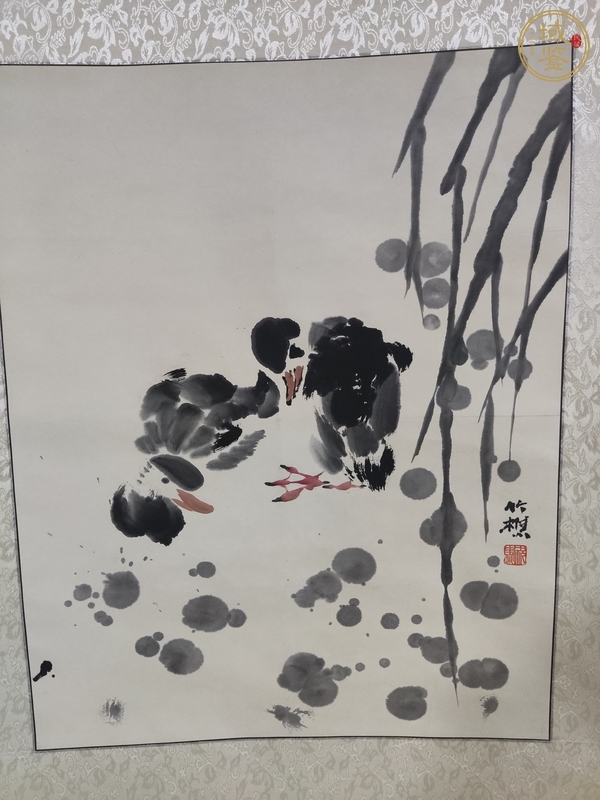 古玩字畫(huà)祝燾  花卉真品鑒賞圖