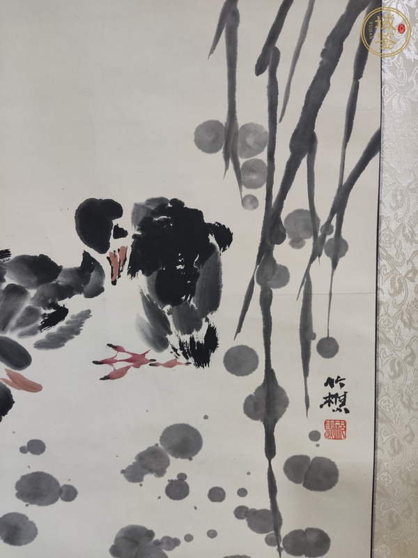 古玩字畫(huà)祝燾  花卉真品鑒賞圖