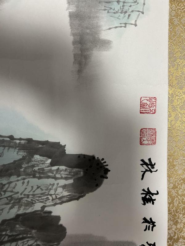 古玩字畫李山聚老師作品“漓江之春”拍賣,當前價格5788元