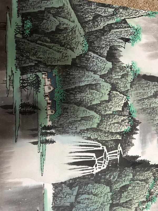 古玩字畫李山聚老師作品“漓江之春”拍賣,當前價格5788元