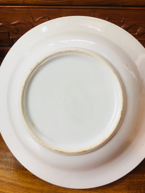 古玩陶瓷礬紅彩描金福壽三多紋勺杯盤拍賣,當前價格688元