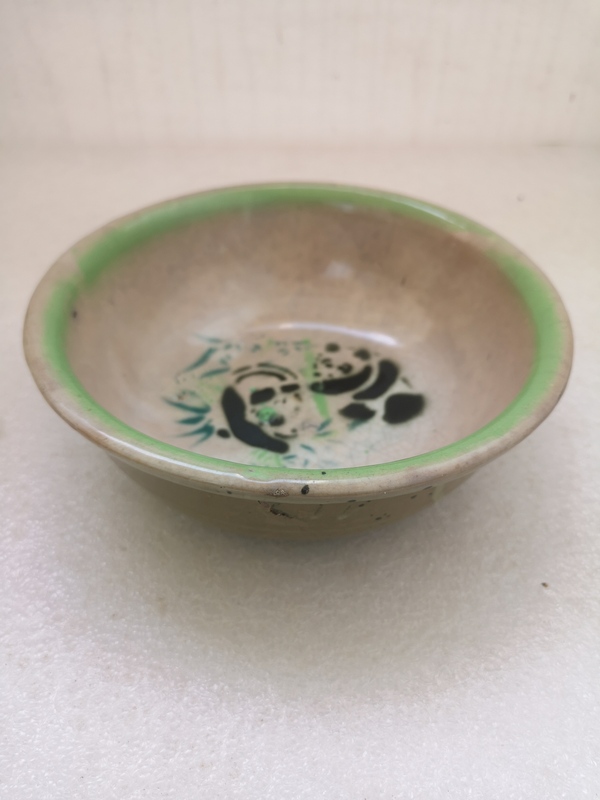古玩陶瓷熊貓盆拍賣,當(dāng)前價格168元