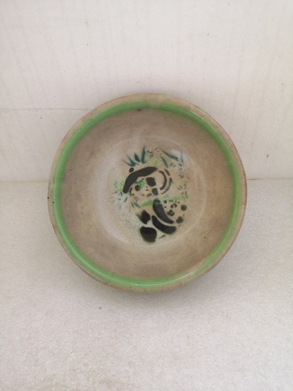 古玩陶瓷熊貓盆拍賣,當(dāng)前價格168元