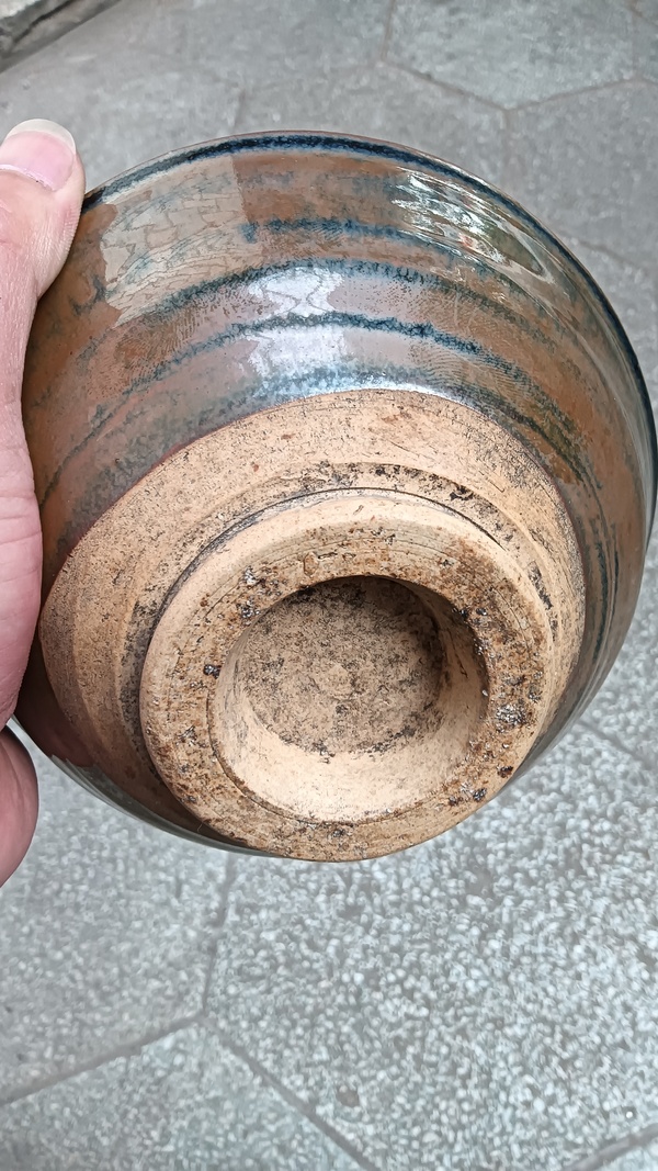 古玩陶瓷磁州窯兔毫釉窯變大碗最后一張照片兔豪漂亮。拍賣,當前價格3899元