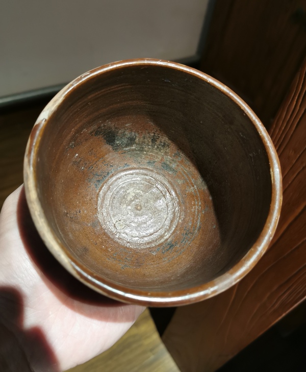 古玩陶瓷清早期?紫金釉缽拍賣，當前價格930元