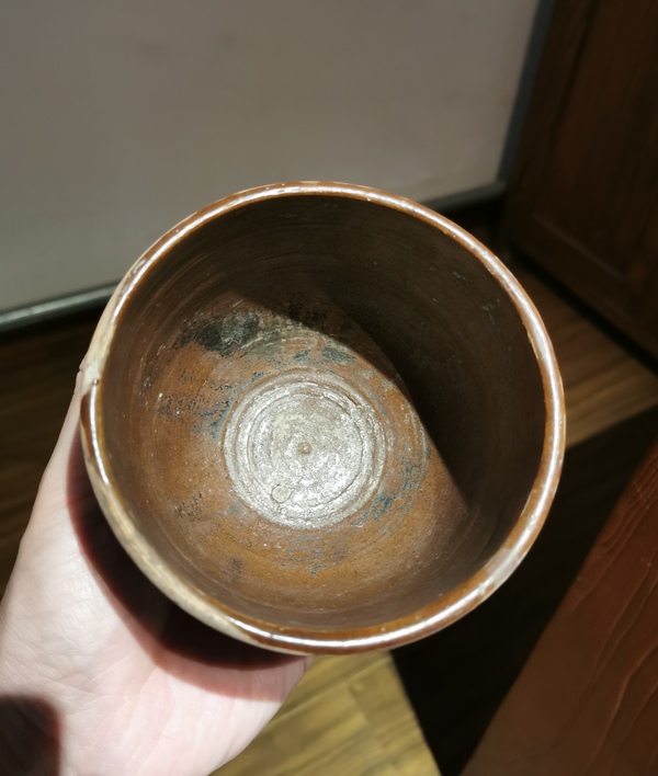古玩陶瓷清早期?紫金釉缽拍賣，當前價格930元