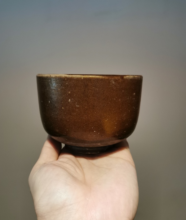 古玩陶瓷清早期?紫金釉缽拍賣，當前價格930元