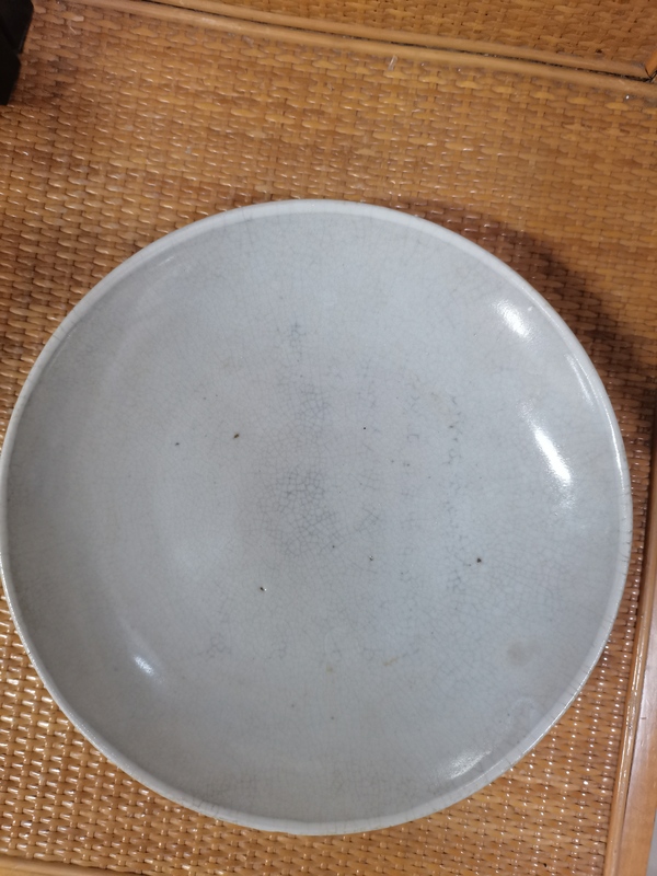 古玩陶瓷哥釉盤拍賣,當(dāng)前價(jià)格1680元