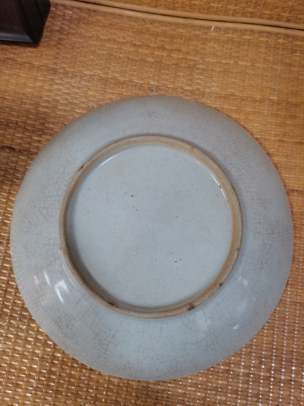 古玩陶瓷哥釉盤拍賣,當(dāng)前價(jià)格1680元