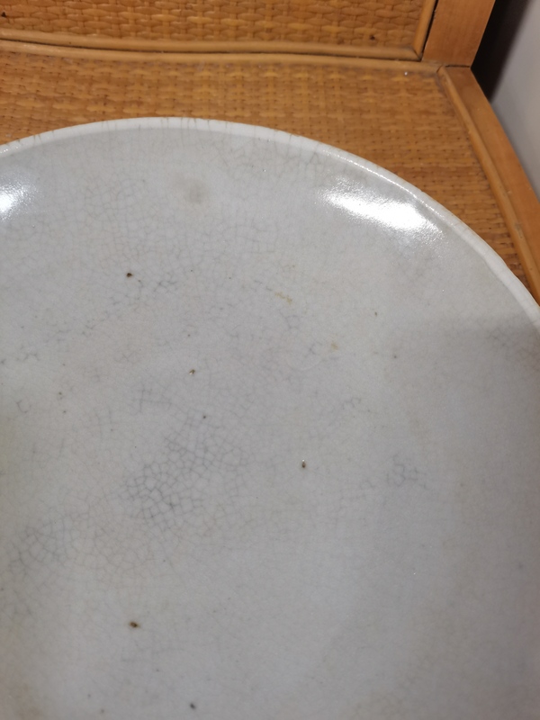 古玩陶瓷哥釉盤拍賣,當(dāng)前價(jià)格1680元