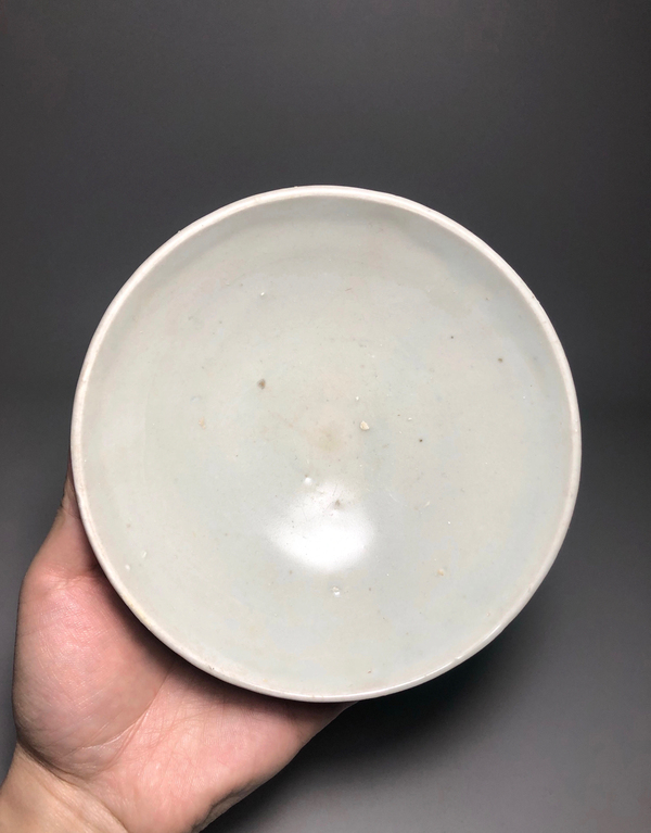 古玩陶瓷卵白釉碗拍賣,當前價格699元