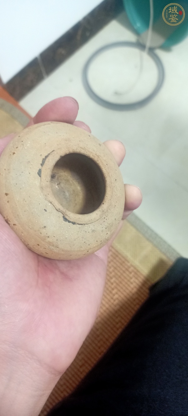 古玩瓷器青瓷水盂真品鉴赏图