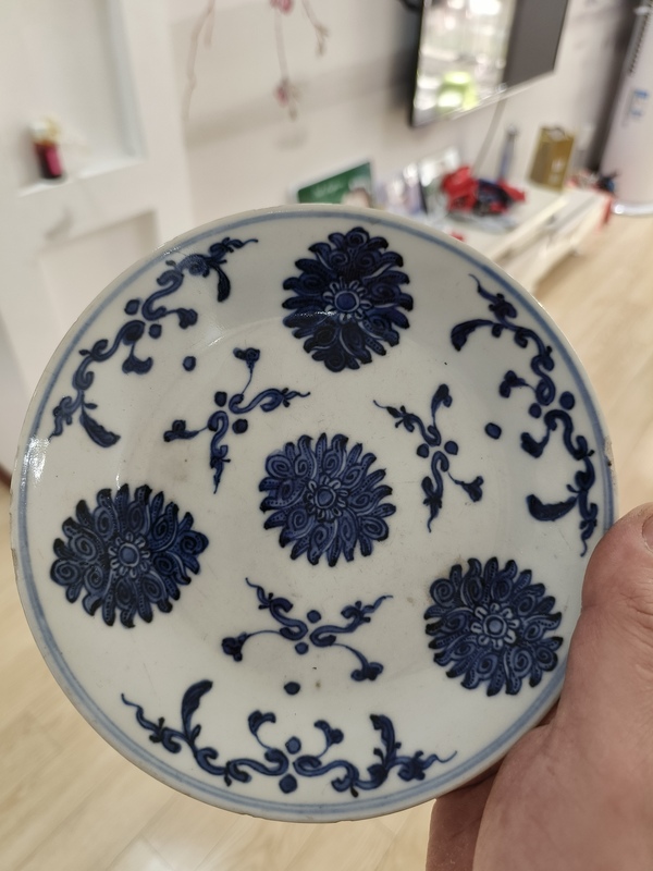 古玩陶瓷青花盤拍賣,當前價格2000元