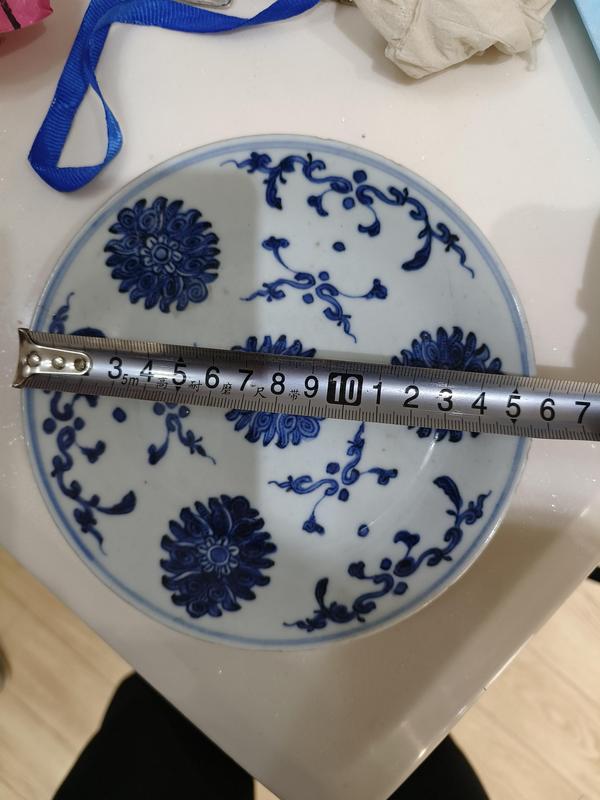 古玩陶瓷青花盤拍賣,當前價格2000元