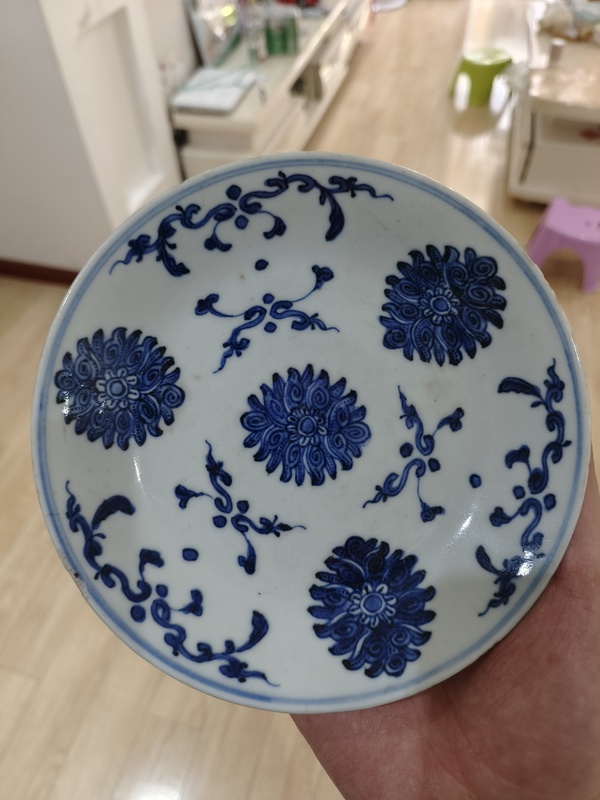 古玩陶瓷青花盤拍賣,當前價格2000元