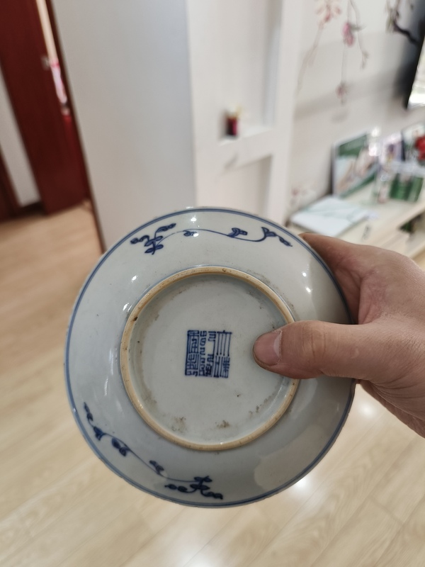 古玩陶瓷青花盤拍賣,當前價格2000元