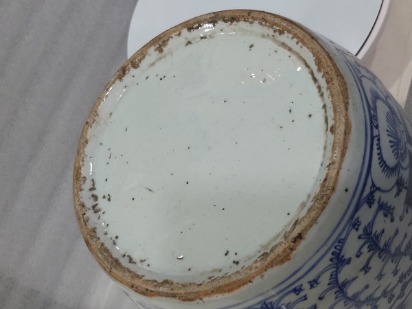 古玩陶瓷青花纏枝喜字紋蓋罐拍賣,當前價格1280元