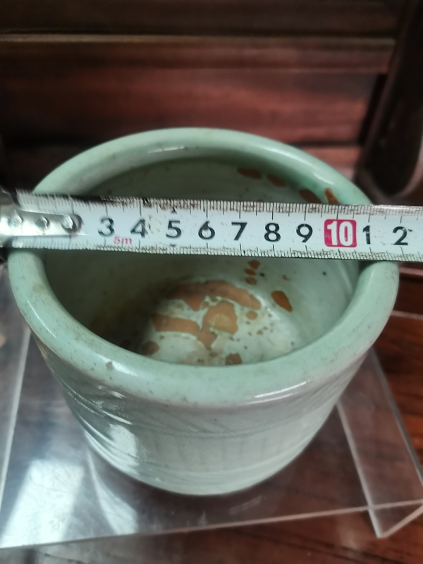 古玩陶瓷豆青釉香爐拍賣,當前價格2688元