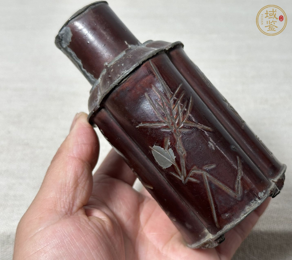 古玩杂项锡茶叶罐真品鉴赏图
