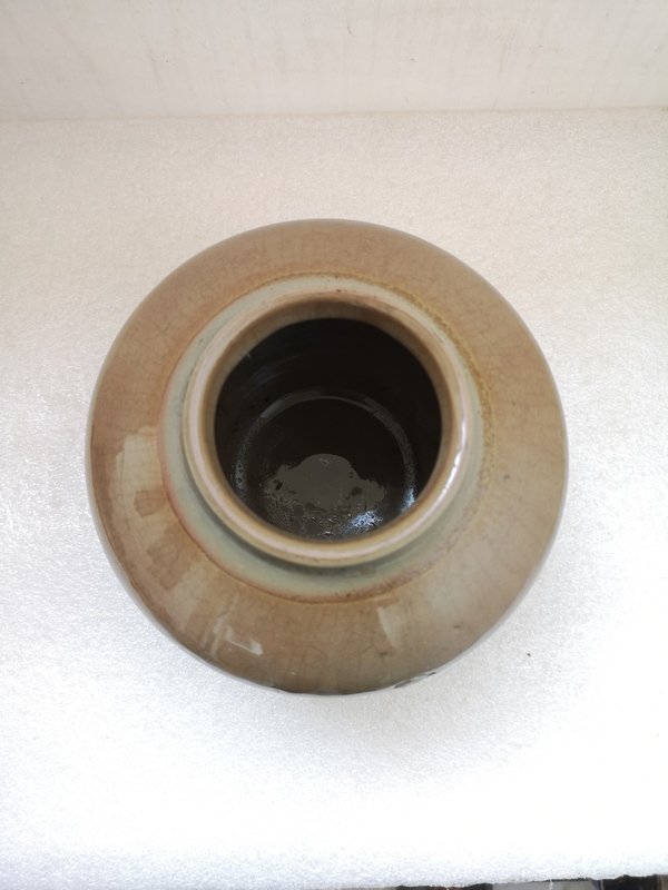 古玩陶瓷清代早期蓋罐拍賣,當前價格678元