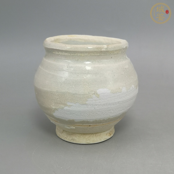 古玩陶瓷青白釉茶入真品鑒賞圖