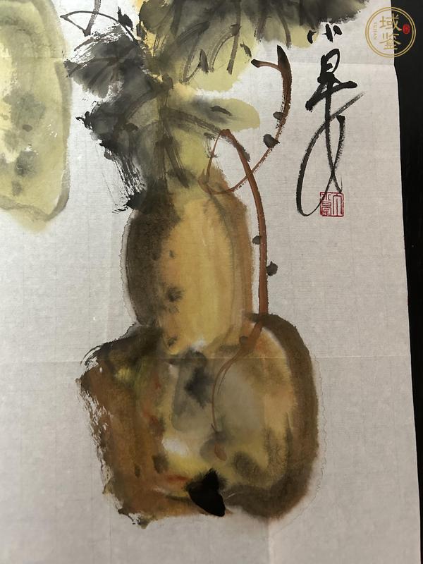 古玩字畫(huà)丁小晏花卉真品鑒賞圖