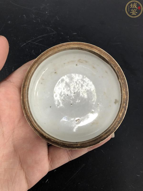 古玩陶瓷清晚期粉彩麒麟送子紋粉盒拍賣,當前價格800元