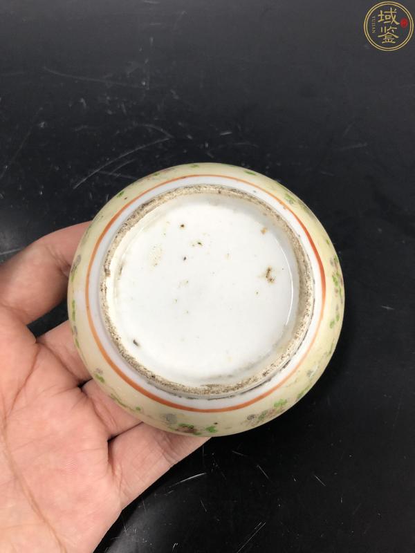 古玩陶瓷清晚期粉彩麒麟送子紋粉盒拍賣,當前價格800元