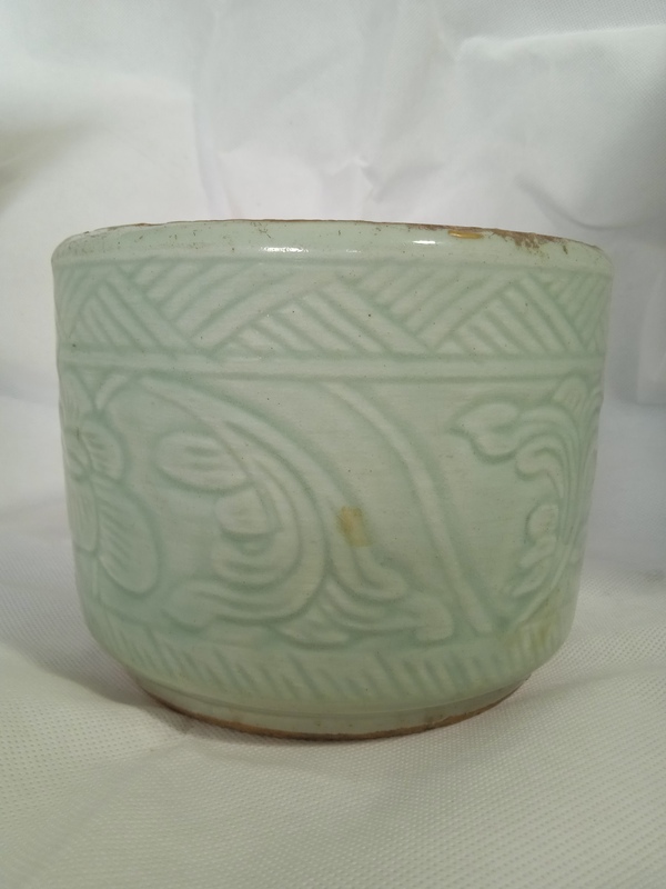 古玩陶瓷豆青釉香爐拍賣,當(dāng)前價格888元